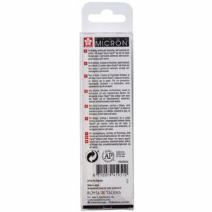Набір лінерів PIGMA Micron 3 шт, (08-10-12), Чорний, Sakura