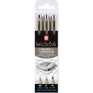 Набір лінерів PIGMA Micron URBAN 3шт., Sakura