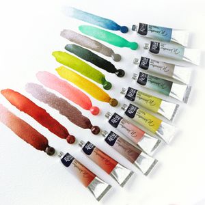 Фарба акварельна, Зелена, туба 711, 10 мл, ROSA Gallery