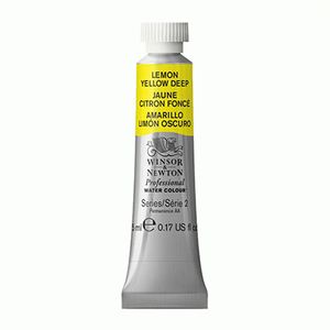 Фарба акварельна, туба, Лимонний жовтий темний №348, 5 мл, Вінзор Cotman Half Pan, Lemon Yellow Hue