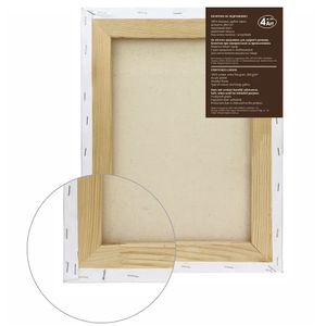 Холст на подрамнике, 40х50 см, 280 г/м², хлопок, акрил, мелкое зерно, галерейная натяжка, 4Art