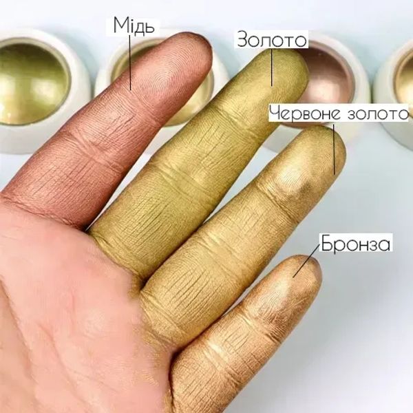 Металлический порошок, №7 Бронза, 15 г для декорат покрытия, эпоксидной смолы, полимерной глины, ногтей, бижутерии, лаков