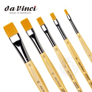 Пензель плоский синт. м'яка, №10, Junior 304, da Vinci