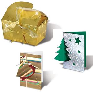 Folia картон голографічний Holographic Card 230 гр, 50x70 см, Gold Strips (Золоті смужки)