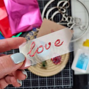 Поталь трансферна, Прозора голограмма 60х30см, ScrapEgo