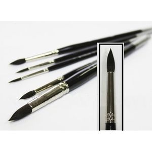 Кисть круглая белка, №00, короткая ручка 3049R, Classic, Kolos