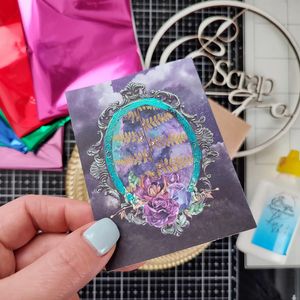 Поталь трансферна, Прозора голограмма 60х30см, ScrapEgo