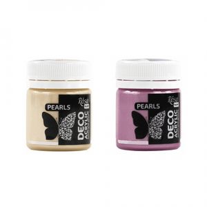 Акриловая краска для декора металлик, Бежевый перламутр (71) 20 мл ROSA Talent