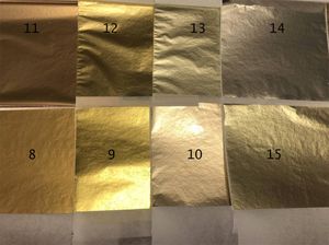 Дзеркальна поталь №13 Лайт Шампанське срібло, 25 арк, 80 на 85 мм тріснуті листи