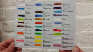 Краска масляная, Зеленый ФЦ 070, 100 мл, Академия