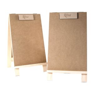 Мольберт настільний, Хлопушка, сосна, 22х23х38см., мак. висота полотна 30 см, ROSA Studio