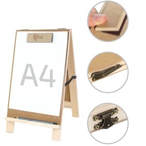 Мольберт настільний, Хлопушка, сосна, 22х23х38см., мак. висота полотна 30 см, ROSA Studio