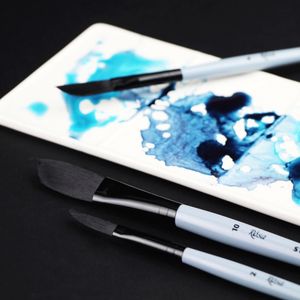 Кисть саблевидная плоская синтетика даггер №10 STREAM 143