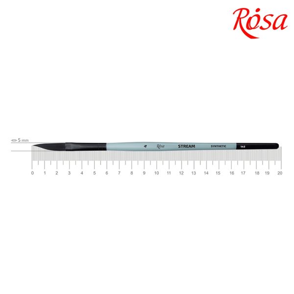 Кисть саблевидная плоская синтетика даггер №4 STREAM 143