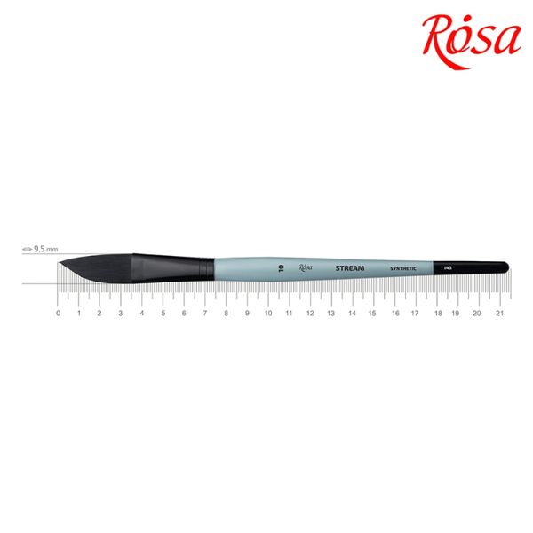 Кисть саблевидная плоская синтетика даггер №10 STREAM 143