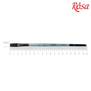 Пензлик плоский синтетика №5 коротка ручка STREAM 134