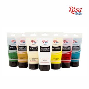 Краска акриловая, Умбра натуральная, 75 мл, ROSA Studio 425