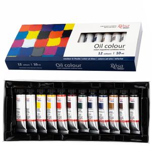 Набор масляных красок 12 цв, 10 мл, Роса(ROSA Studio)