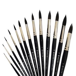 Кисть круглая белка, №00, короткая ручка 3049R, Classic, Kolos