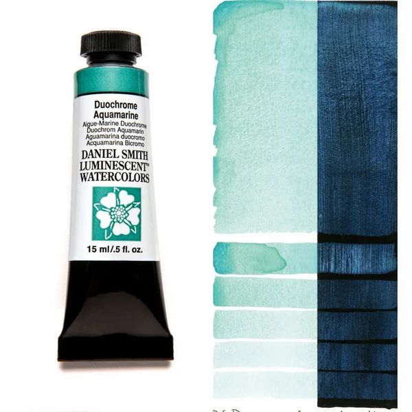 Фарба акварельна, Аквамарин (Хамелеон) Duochrome Aquamarine, s1, 15 мл, Деніель Сміт (Daniel Smith)