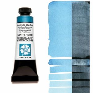 Фарба акварельна, Блакитний перламутровий (Хамелеон) Duochrome Blue Pear, s1, 15 мл, Деніель Сміт (Daniel Smith)