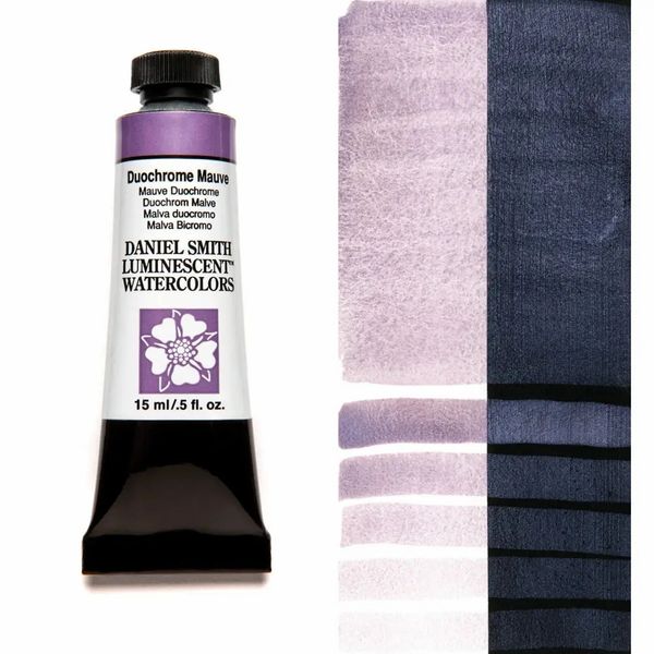 Фарба акварельна, Рожево-фіалковий (Хамелеон) Duochrome Mauve, s1, 15 мл, Деніель Сміт (Daniel Smith)