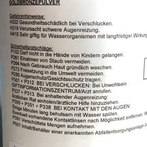 Метал. пигмент под полировку суперблестящий, Золото Goldfarbe, 250 г, зернистость 12000 (очень тонкий помол), Noris