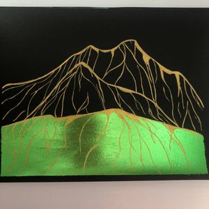 Акриловая краска металлик, №110 Золото экстра, 70 мл, Water Based Gilding Paint, Каденс (Cadence)