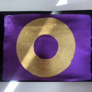 Зеркальная поталь №8 Имитация сусального золота, 80х85 мм, 25 шт