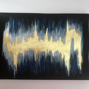 Зеркальная поталь, №2.5 Стандартный золотой, 80х85 мм, 25 шт