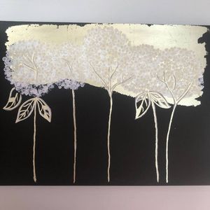 Зеркальная поталь №14 Легкое шампанское серебро, 80х85 мм, 25 шт