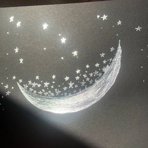 Дзеркальна поталь, №3 Срібний, 80х85 мм, 25 арк