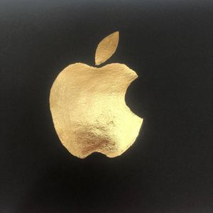 Зеркальная поталь, №2.5 Стандартный золотой, 80х85 мм, 25 шт