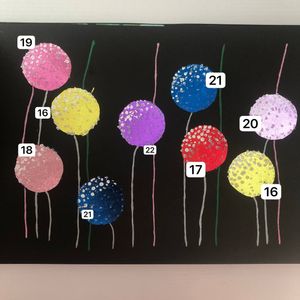 Дзеркальна поталь №17 Червоний, 80х85 мм, 25 арк