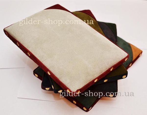 Подушка позолотчика 19х31 см натуральная кожа, Украина