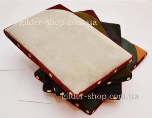 Подушка позолотчика 19х31 см натуральная кожа, Украина